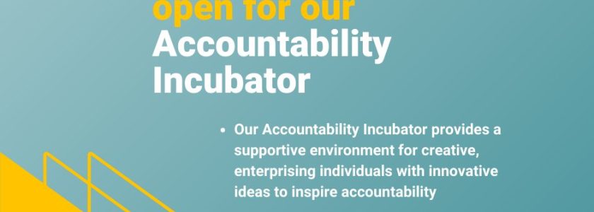Apply to 2023 Accountability Incubator Programme!