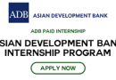 Asian Development Bank Internships 2024-2025 (ADB Paid Internship)