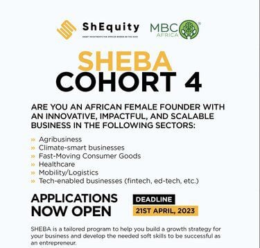 2023 ShEquity Accelerator Program for African Entrepreneurs