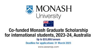Co-funded Monash Graduate Scholarship at Monash University 2023(Up to ...
