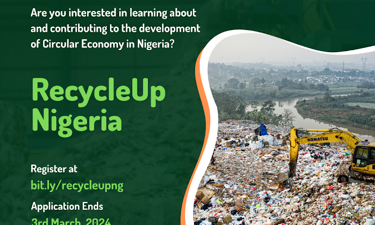 RecycleUp Nigeria 2024 for Young Innovators and Entrepreneurs