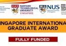 Singapore International Graduate Award 2025 (Fully Funded)