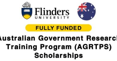 Flinders University AGRTPS Scholarships 2024-25 for International Students (Study in Australia)