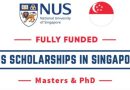 NUS Scholarships 2024-25 in Singapore (Fully Funded)