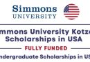 Simmons University Kotzen Scholarships 2024-25 in USA (Fully Funded)