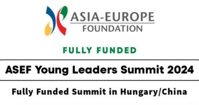 ASEF Young Leaders Summit 2024 in China or Hungary (Fully Funded)