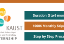 King Abdullah University Internship 2024 (Fully Funded)