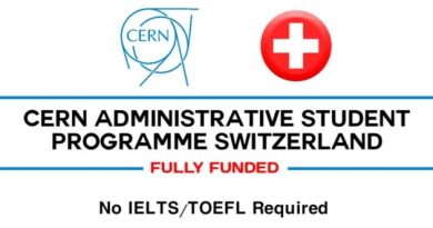 2024 CERN Internship Program in Switzerland 