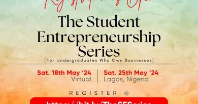 Call For Applications: The Student Entrepreneurship Series