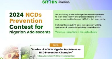 Call For Applications: NCDs Prevention Contest 2024 for Nigerian Secondary School Students (Up to N100,000 prize)