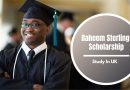 Raheem Sterling Scholarship 2024 (Kings College London)