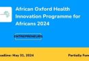 Call for Applications: AfOx Health Innovation and Entrepreneurship Scheme 2024