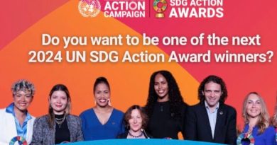 UN SDG Action Awards 2024 for Young Change Agents Worldwide (Fully Funded to Rome, Italy)