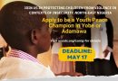 UNODC Nigeria Youth Peace Champions Programme 2024