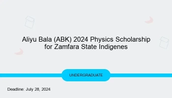 ABK Physics Scholarship for Zamfara State Indigenes