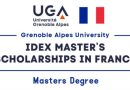 IDEX Master Scholarships at Grenoble Alpes University in France 2024