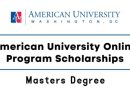 American University Online Program Scholarships (Master’s Degree)
