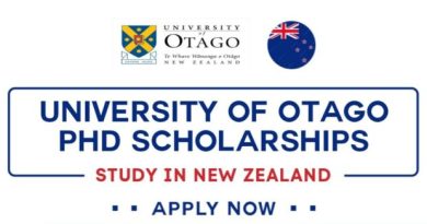 University of Otago PhD Scholarships 2024-2025