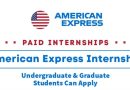 American Express Internships 2024-2025 in the USA