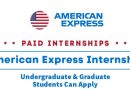 American Express Internships 2024-2025 in the USA