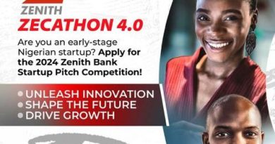 2024 Zenith Bank Startup Pitch Competition (Over N50 million Cash Prizes)