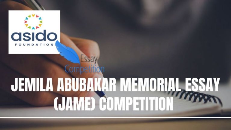 2025 Jemila Abubakar Essay Competition for Nigerians