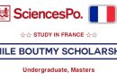 Emile Boutmy Scholarship 2025 in France (Study in France)