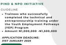 Call for Applications: PIND/NPO Startup Business Funding Program(Up to N1.5Million)