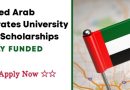 United Arab Emirates University PhD Scholarship 2025 (Fully Funded)