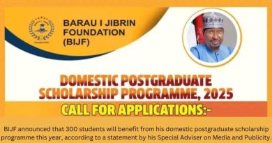 Senator Barau Jibrin Foundation Scholarship for Nigerians 2025 (Fully Funded)