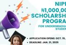 Call For Applications: NIPES Engineering and Science Scholarship 2025 For Nigerians (Up to N1 Million)