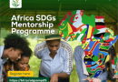 Call For Applications: Africa SDGs Mentorship Program (a seven-month fellowship)