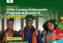 Call For Applications: SDGs Campus Ambassador Program (Lead, Impact and Innovate) 10-week leadership program for students