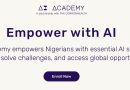 2025 Federal Government of Nigeria AI Academy Program for Nigerians