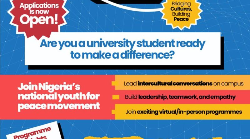 PressPayNgxUnesco foCampus Conversations: Applications Are Now Open for Nigeria’s National Youth Peace Movement