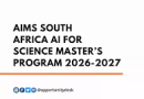 Google DeepMind AI for Science Master’s program at AIMS 2026